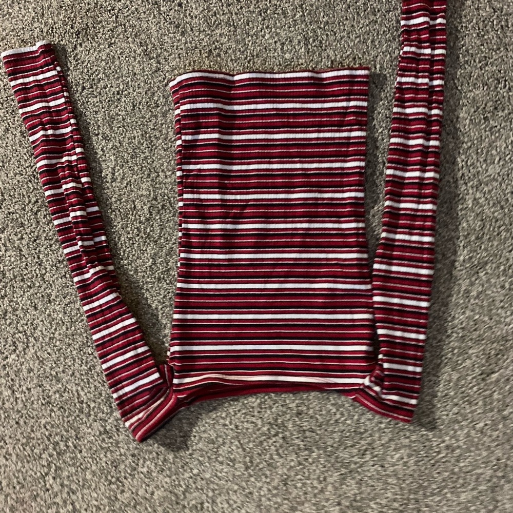 Gc the shoulder hollister striped tight shirt